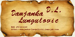 Damjanka Lungulović vizit kartica